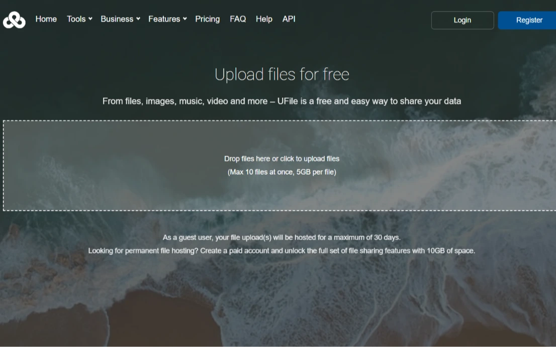 ufile.io screenshot